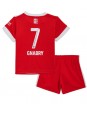 Bayern Munich Serge Gnabry #7 Heimtrikotsatz für Kinder 2022-23 Kurzarm (+ Kurze Hosen)